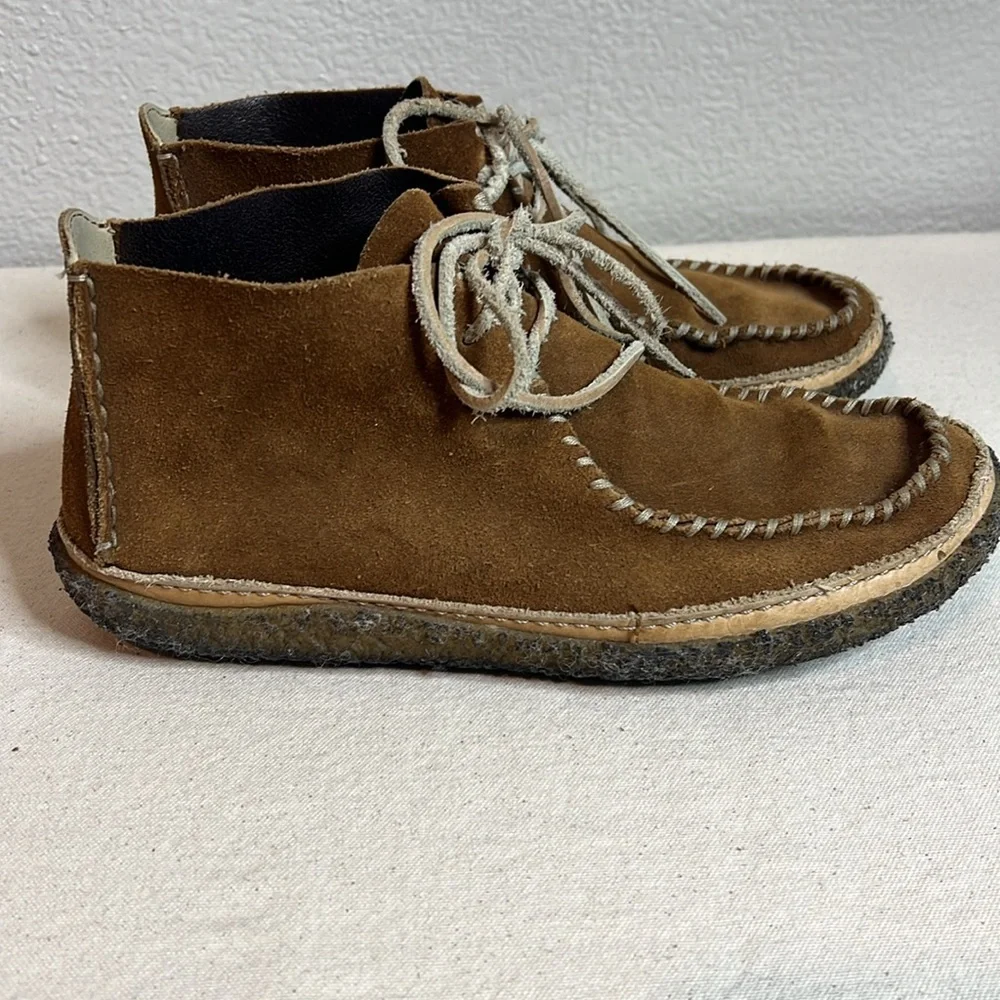 Clarks Originals Men’s Desert Trek Moc Toe Boots | Size 9.5M | Suede Leather - Picture 2 of 6
